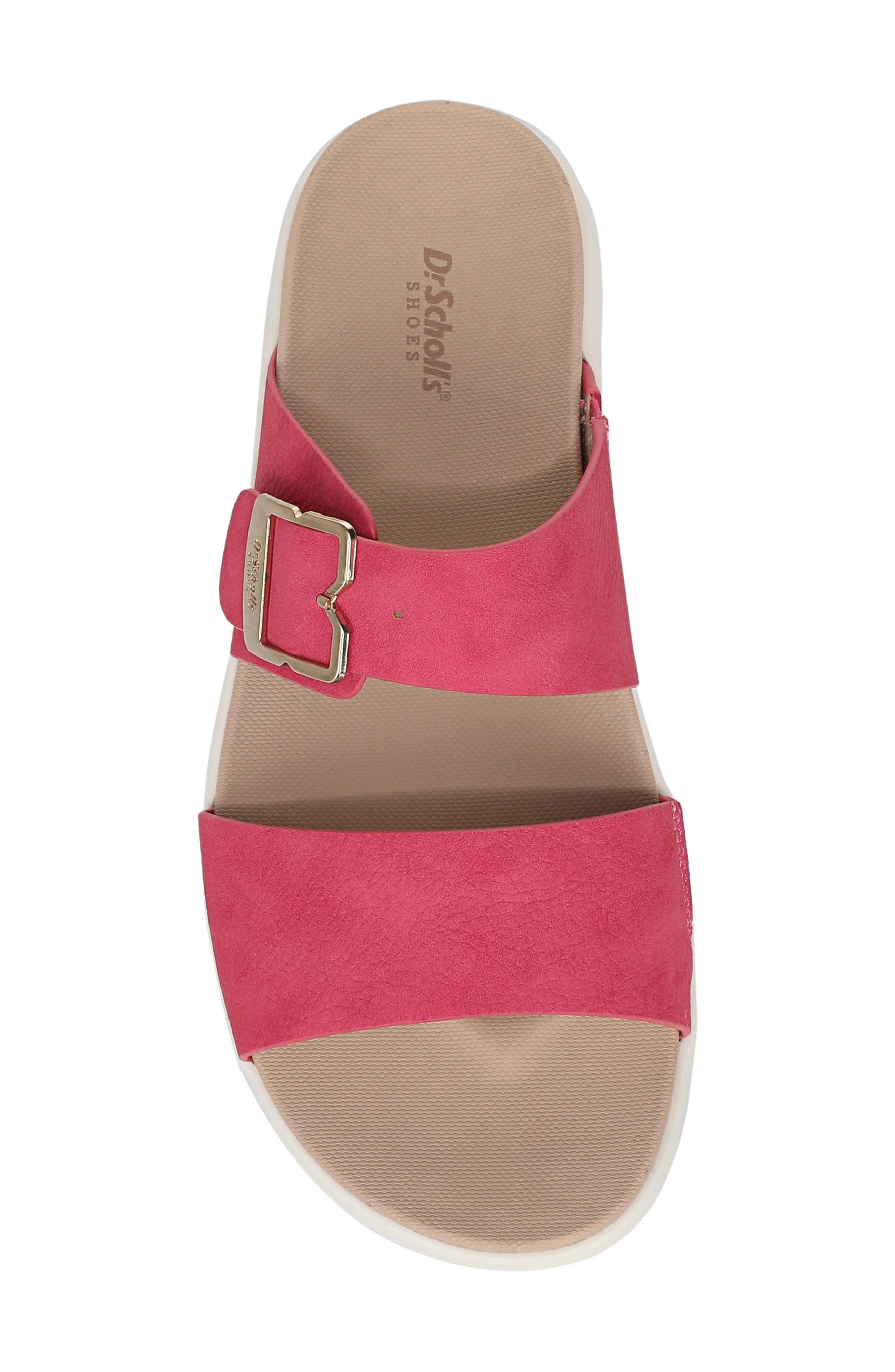 Dr. Scholl's All Time Double Strap Slide Sandal, Alternate, color, Pink Daquiri