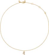 Kate Spade You're a Gem Pavé Skate Pendant Necklace