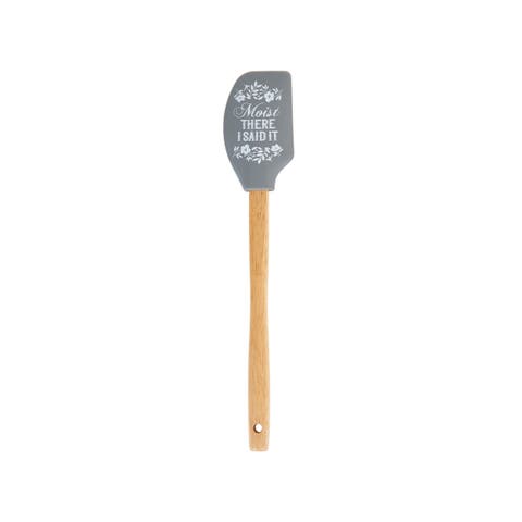 Moist There I Said It Gray Spatula Rubber Grey