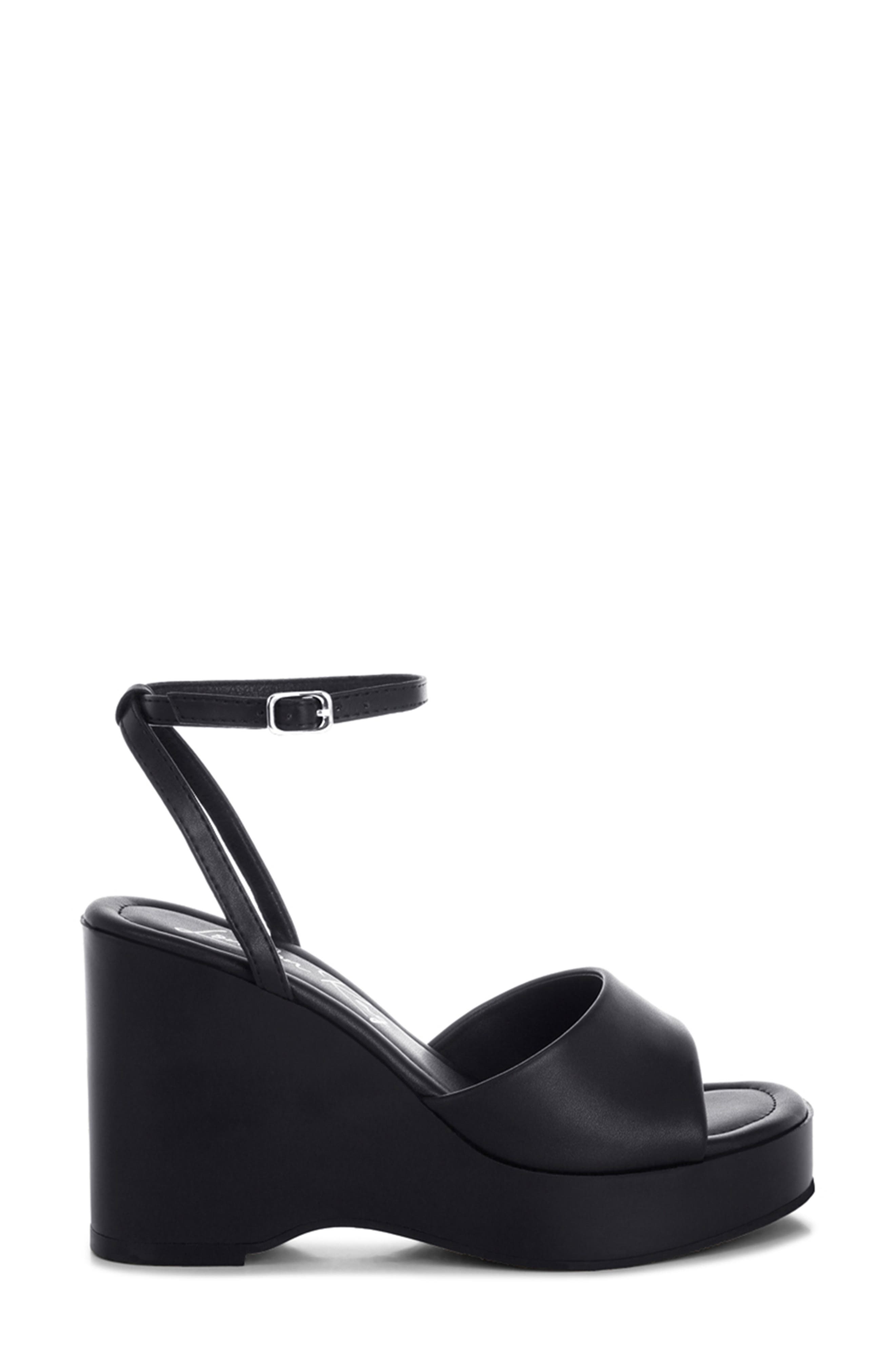 LONDON RAG Sangria Platform Wedge Sandal, Alternate, color, 