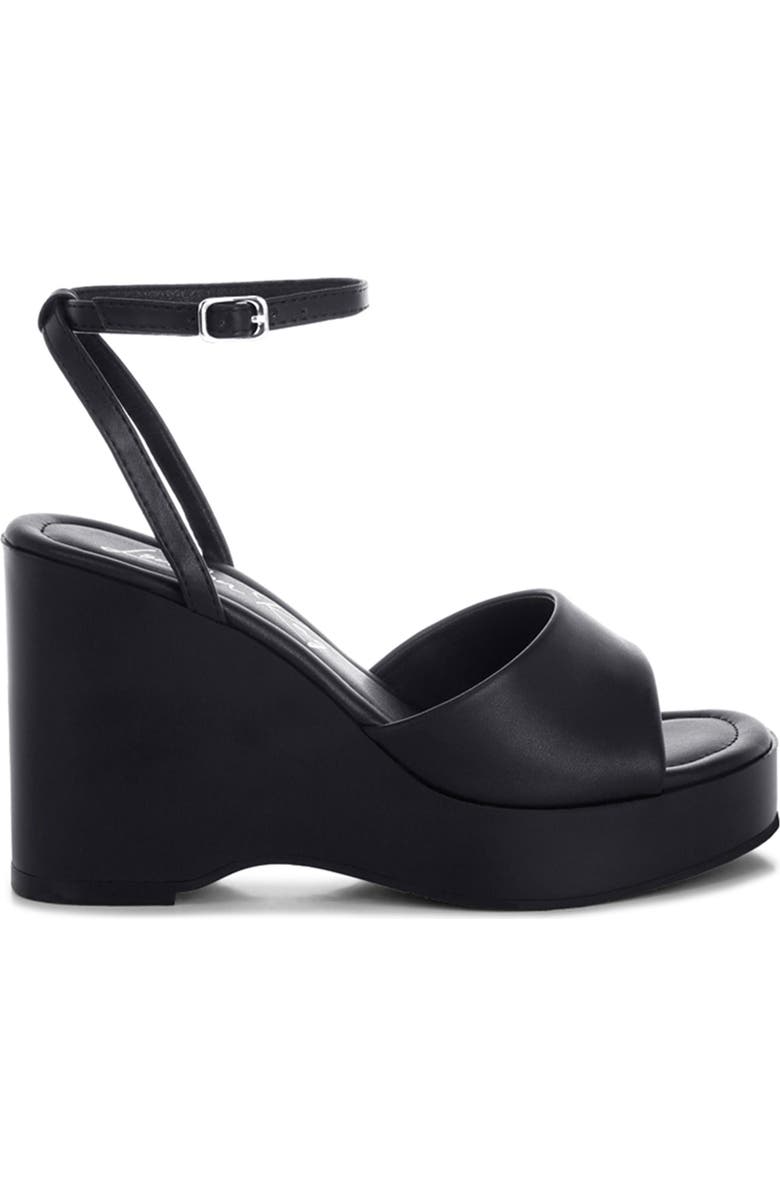 LONDON RAG Sangria Platform Wedge Sandal, Alternate, color,