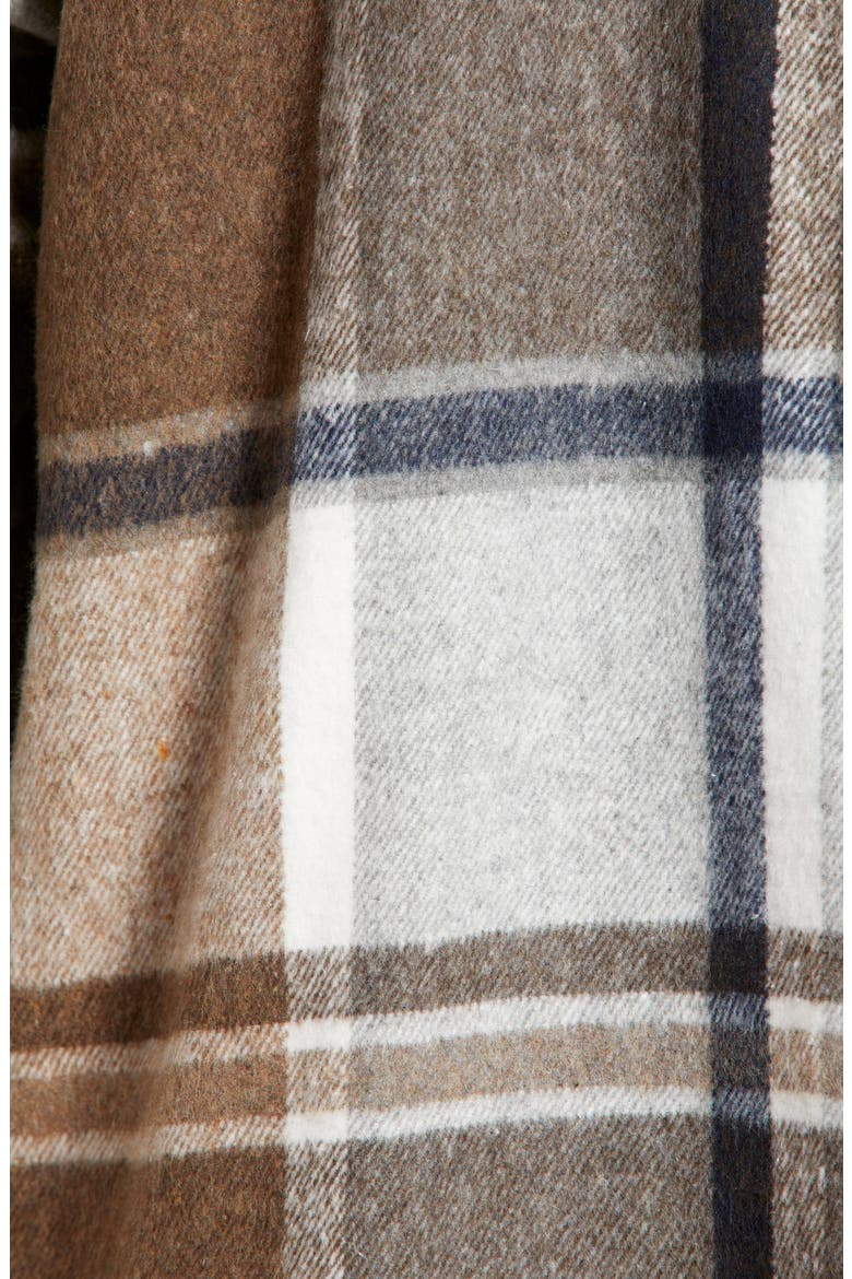 Shirt Jacket, Alternate, color, BROWN BLACK PLAID