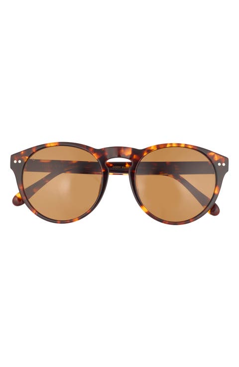 Cody XL Polarized 53mm Round Sunglasses