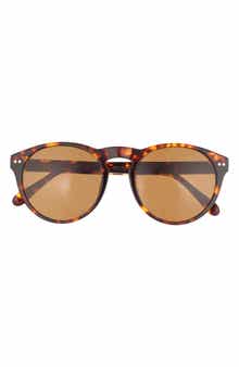 DIFF Cody XL Polarized 53mm Round Sunglasses
