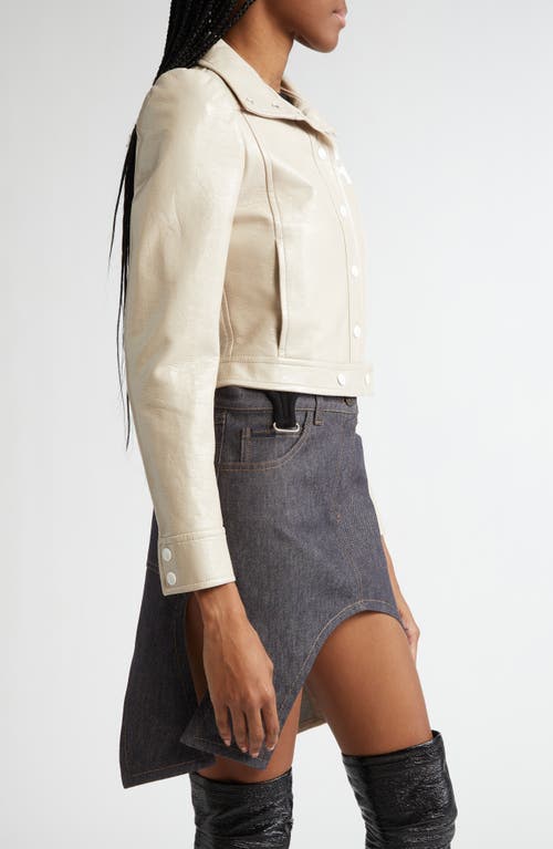 Courrèges Re-edition Vinyl Jacket In White