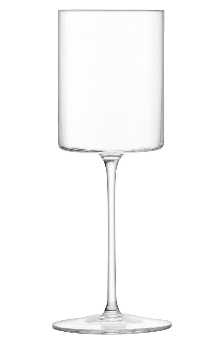 LSA Otis Set of 2 White Wine Glasses, Main, color, Clear