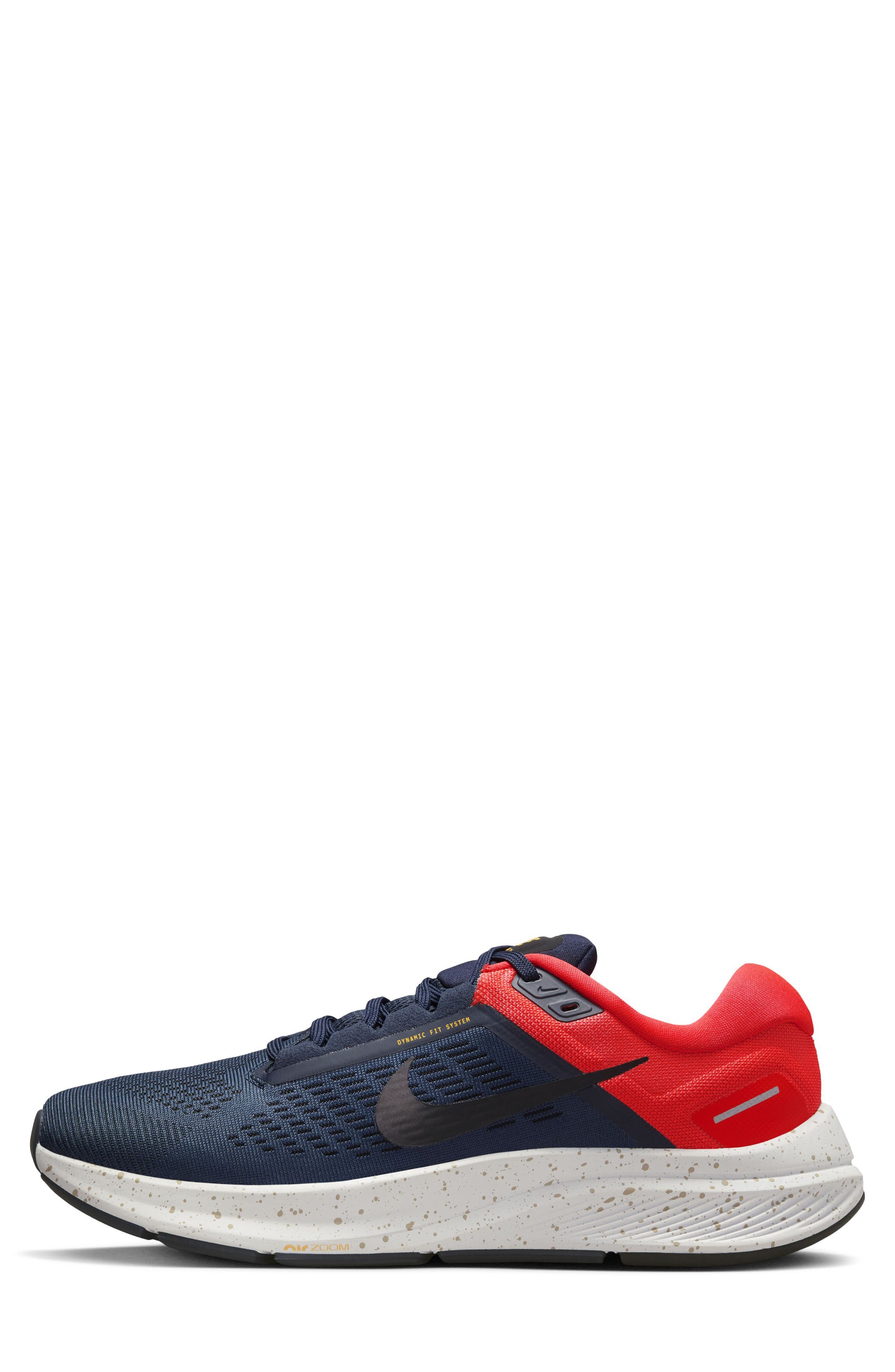 Air Zoom Structure 24 Running Shoe, Alternate, color, OBSIDIAN/ CRIMSON/ WHITE