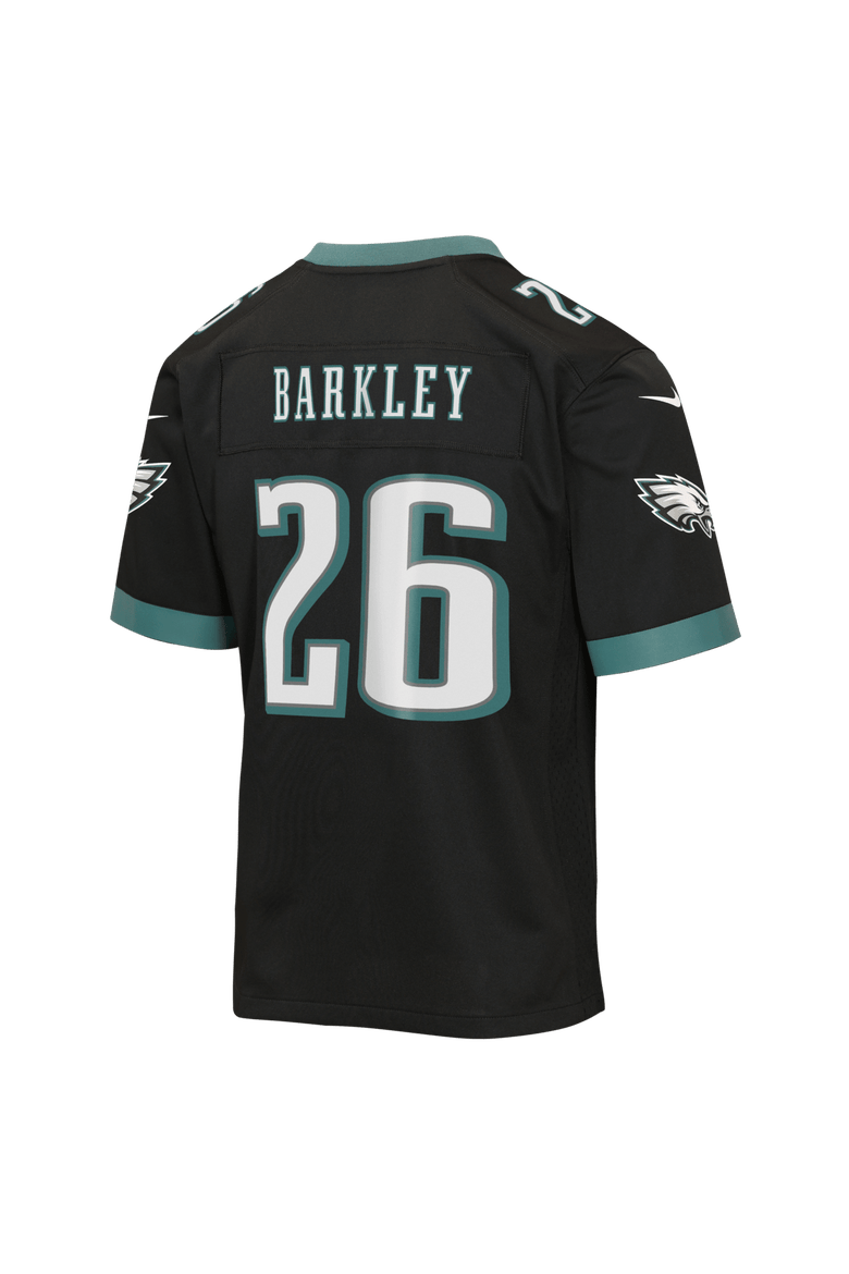 Youth Nike Saquon Barkley Black Philadelphia Eagles Alternate Game Jersey, Alternate, color, Black