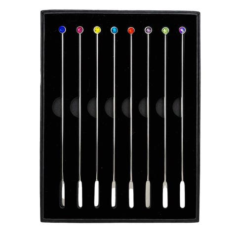Bright Gem Crystal Cocktail Stir Sticks