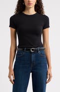 Nordstrom Ribbed Crewneck T-Shirt