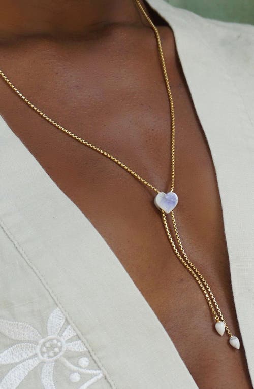 Luvmyjewelry Luv Me Lace Howlite Slide Y-necklace