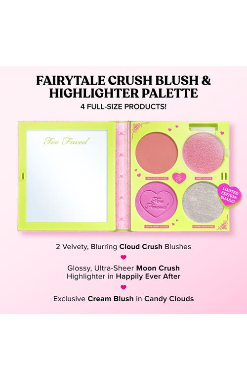 Too Faced Fairytale Crush Blush & Highlighter Set In Transparent