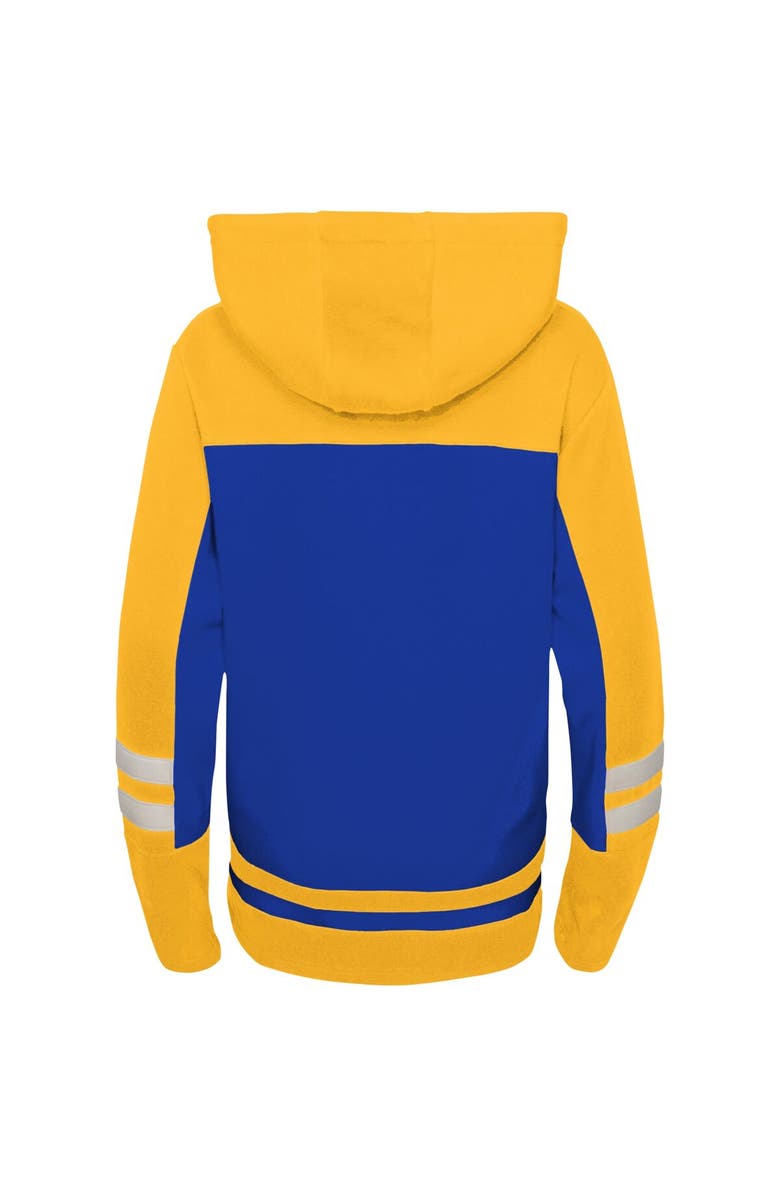 Outerstuff Preschool Blue St. Louis Blues Ageless Revisited Lace-Up V-Neck Pullover Hoodie, Alternate, color, Blue