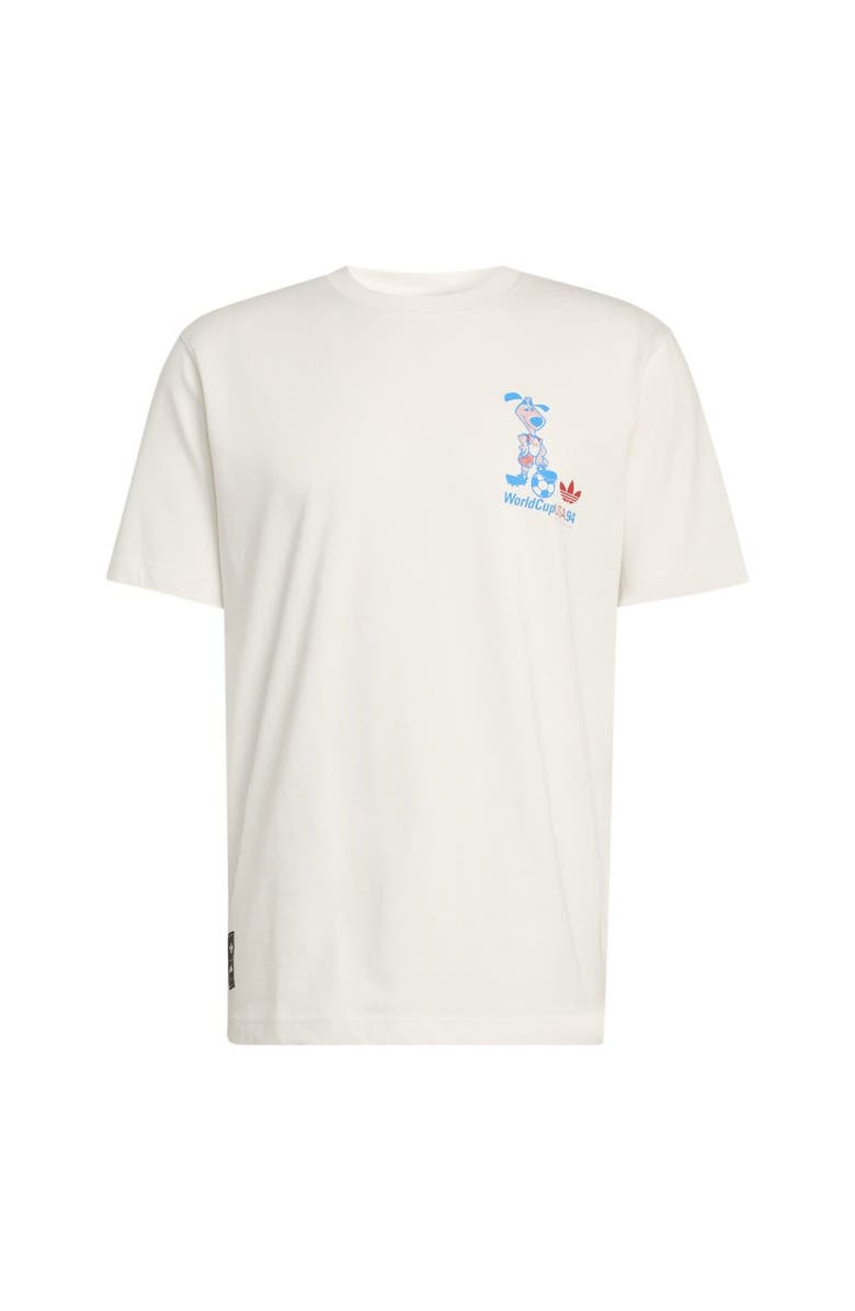 adidas Men's adidas  White 1994 FIFA World Cup Striker Mascot T-Shirt, Alternate, color, White