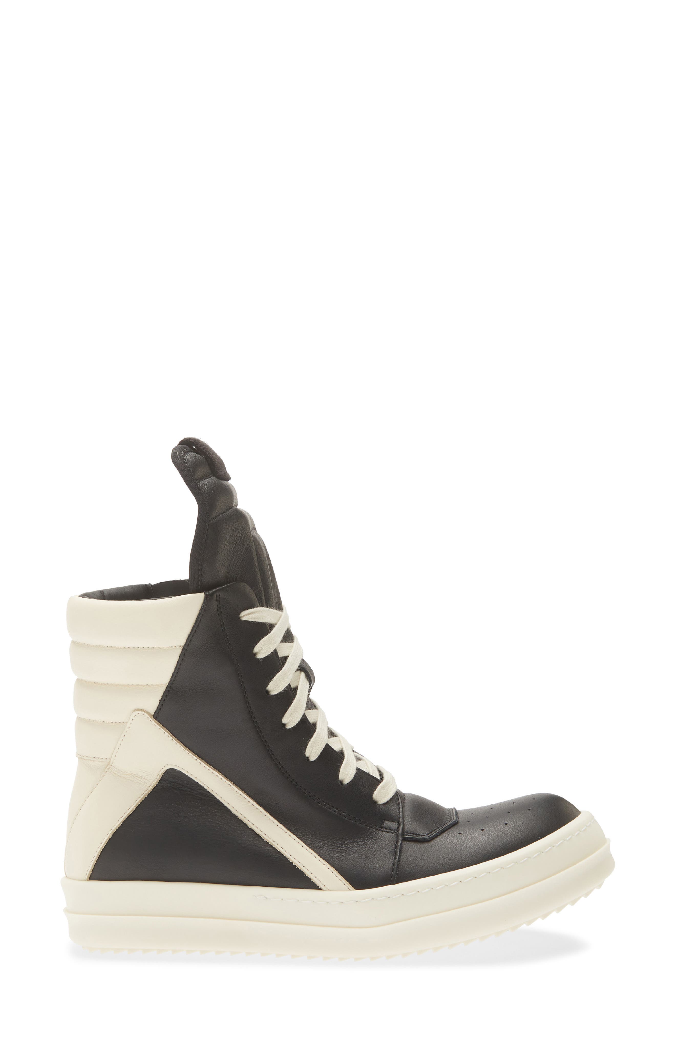 Geobasket High Top Sneaker, Alternate, color, BLACK/ MILK/ MILK