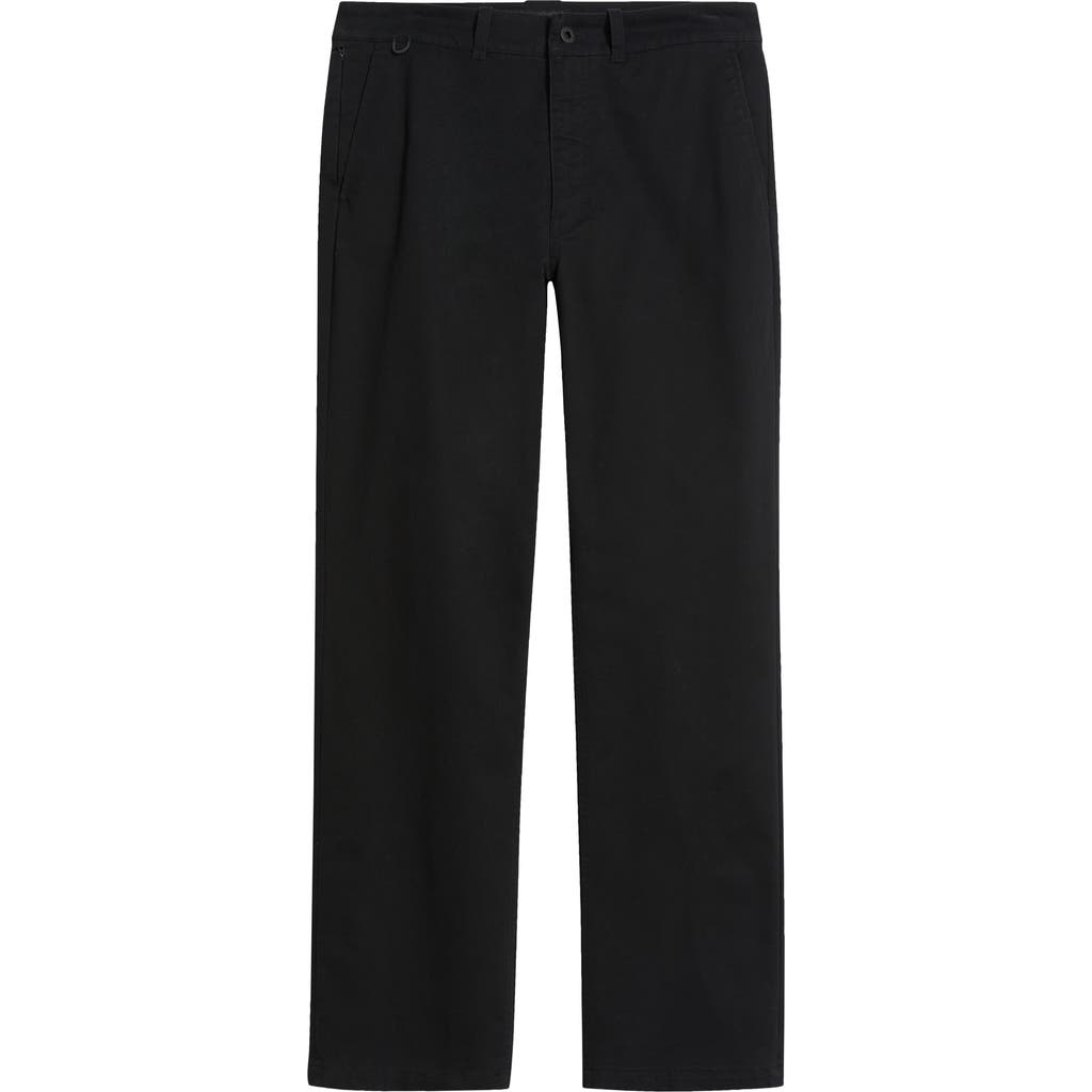 Roark Crossroads Stretch Cotton Chinos In Black