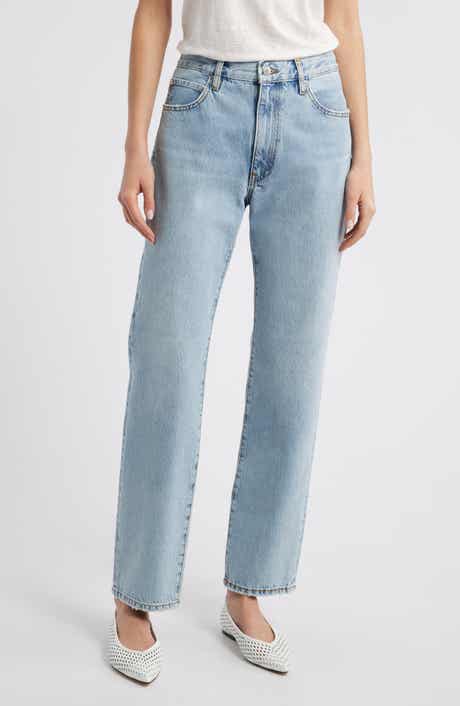 FRAME The Staple High Waist Straight Leg Jeans