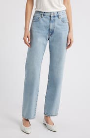 FRAME The Staple High Waist Straight Leg Jeans