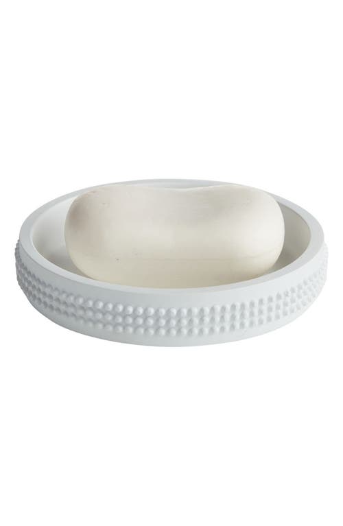 Roselli Trading Company Milano Soap Dish Bedding In White