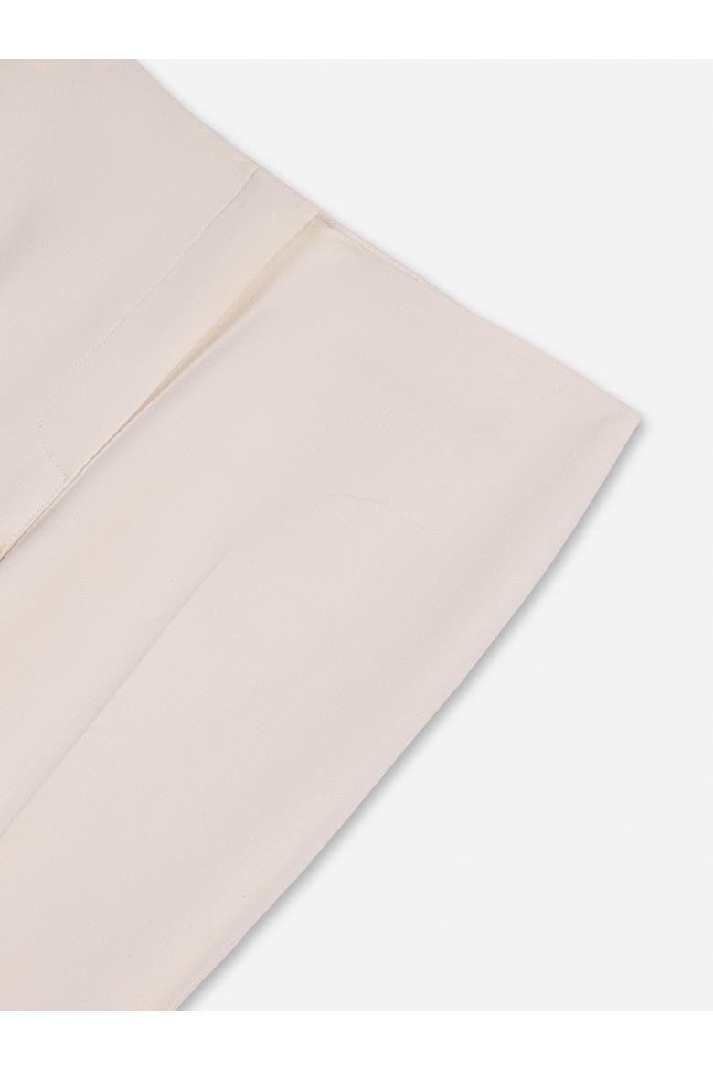 High Waist Slit Hem Trousers, Alternate, color, Ivory