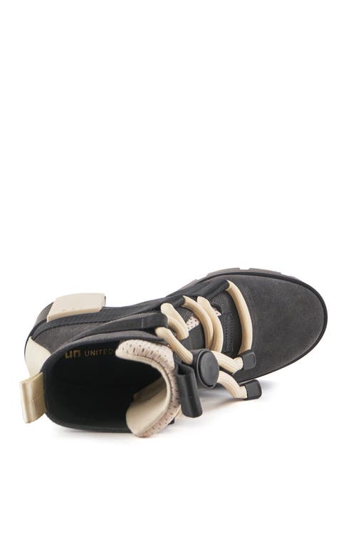 United Nude Grip Nomad Mid Platform Lug Bootie In Black I