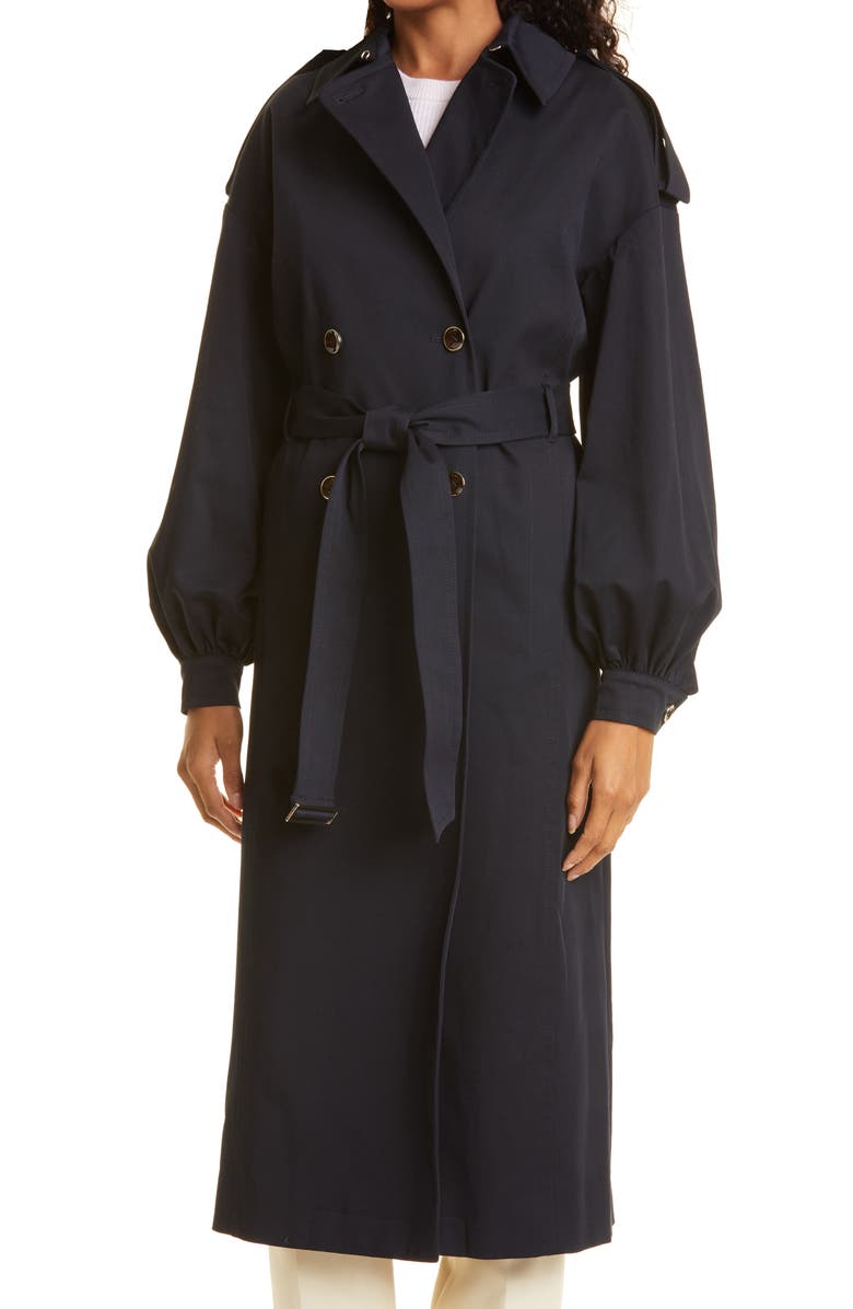 Ted Baker London Safelin Stretch Cotton Trench Coat, Alternate, color, 
