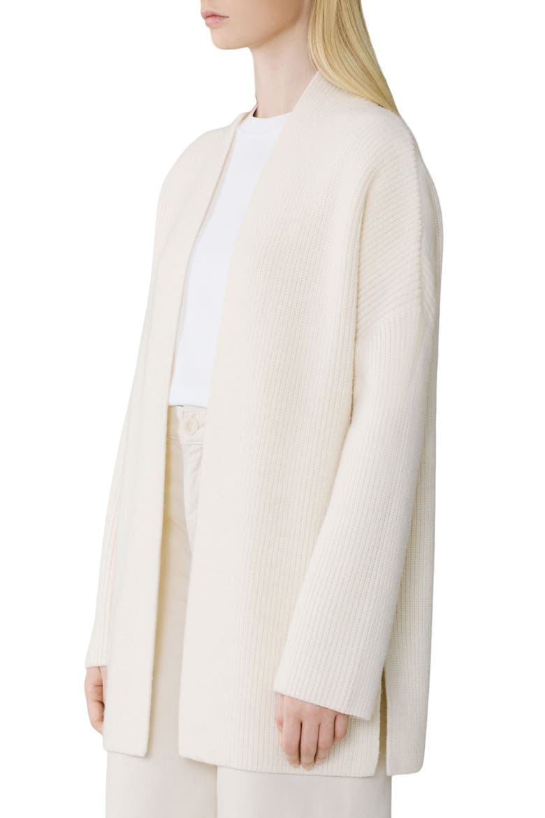Rib Open Front Cardigan, Alternate, color, POWDER