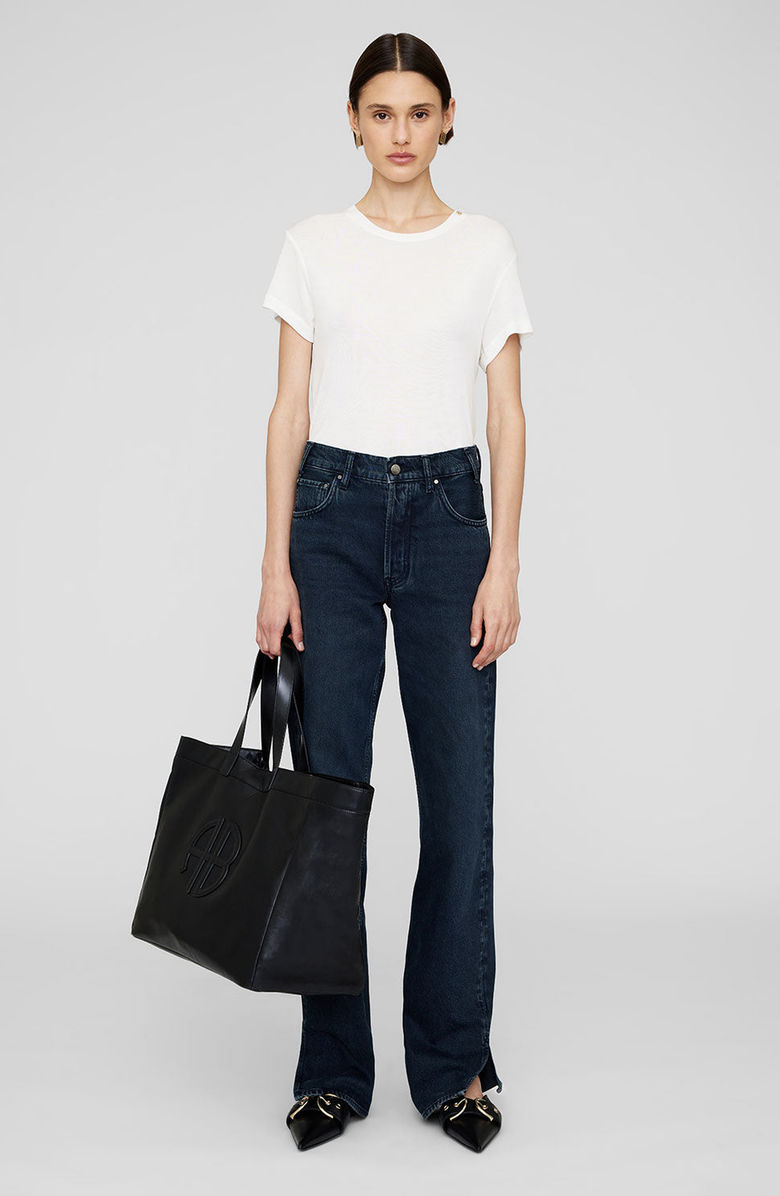 ANINE BING Rio Tote, Alternate, color, Black