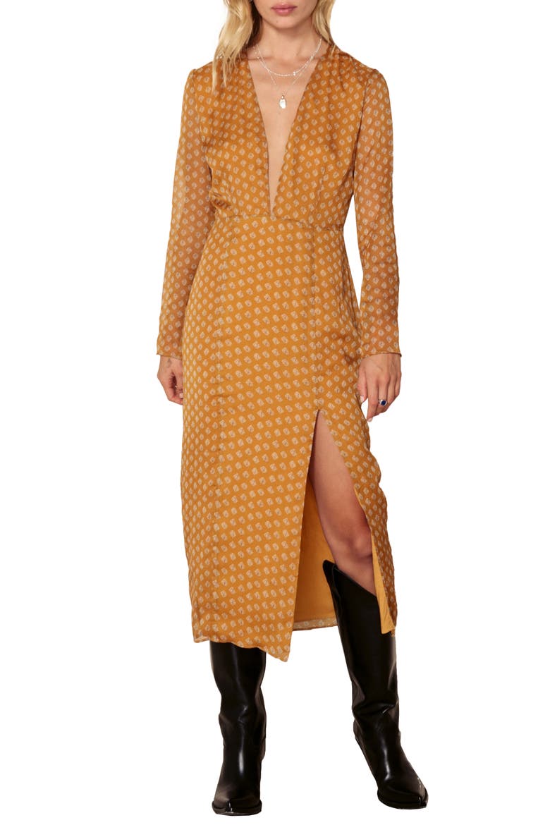 Blaire Midi Dress, Main, color, SPICE DIAMOND