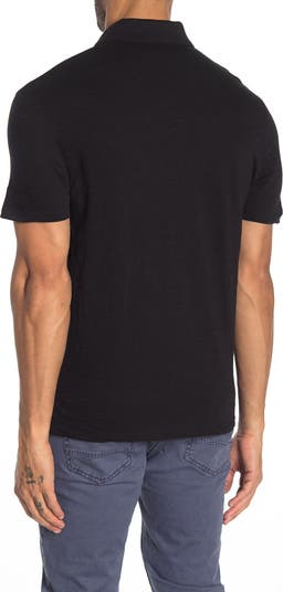 Short Sleeve Slub Polo
