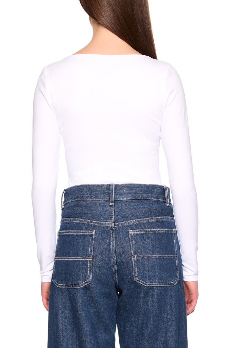 Tie Circle Top, Alternate, color, SUGAR
