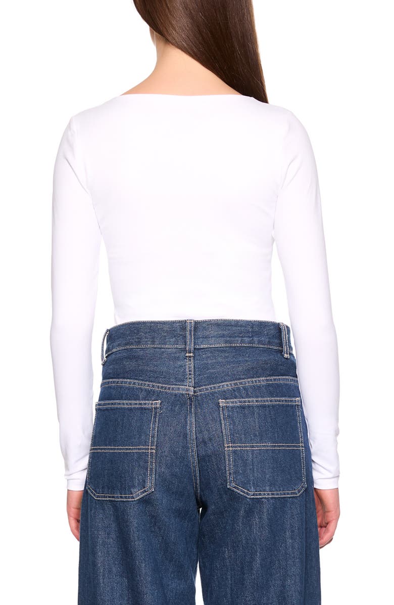 Susana Monaco Tie Circle Top, Alternate, color, Sugar