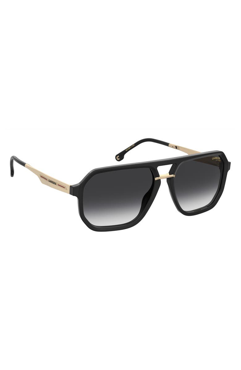 Carrera Eyewear Victory 58mm Gradient Rectangular Sunglasses, Alternate, color, 