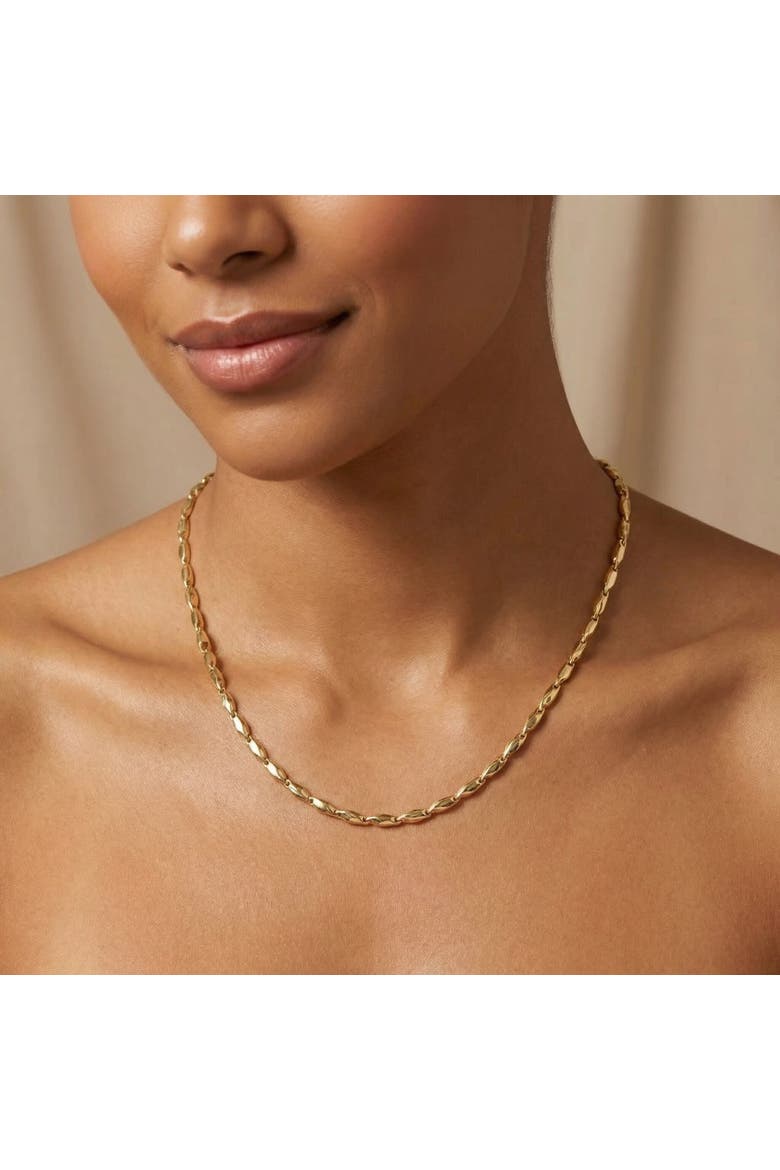 14k Gold Women's 24" Chain Necklace 17 Grams 4mm Thick, Main, color, 14k Yellow Gold