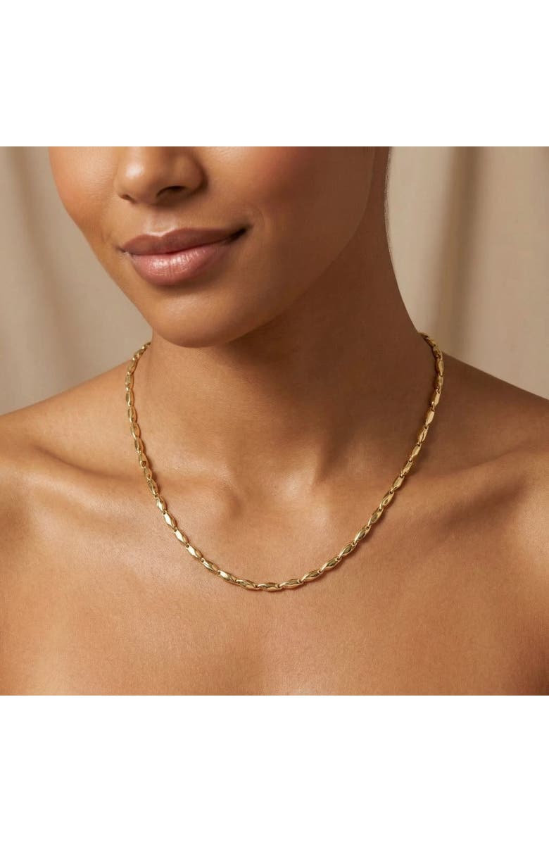 Bliss Diamond 14k Gold Women's 24" Chain Necklace 17 Grams 4mm Thick, Alternate, color, 14K Yellow Gold