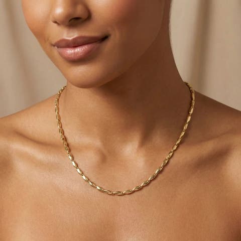 14k Gold Women's 24" Chain Necklace 17 Grams 4mm Thick
