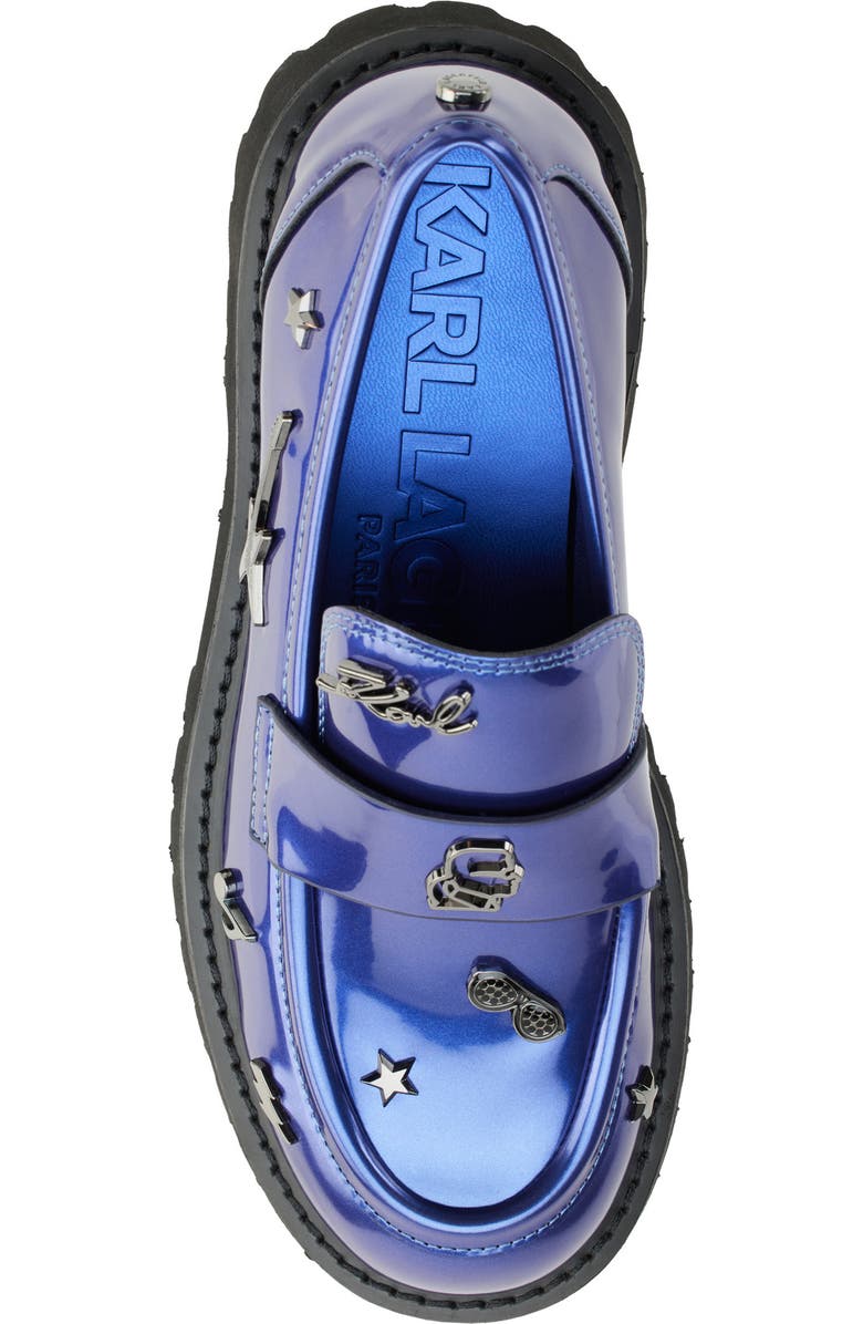 KARL LAGERFELD PARIS Gaston Rocker Lug Sole Loafer, Alternate, color,