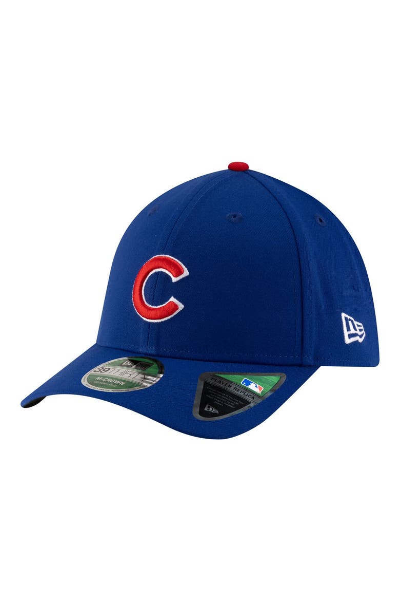 Men's New Era  Royal Chicago Cubs  Player Replica 39THIRTY M-Crown Flex Hat, Main, color, Royal