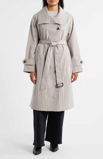 Bernardo Cotton Blend Trench Coat