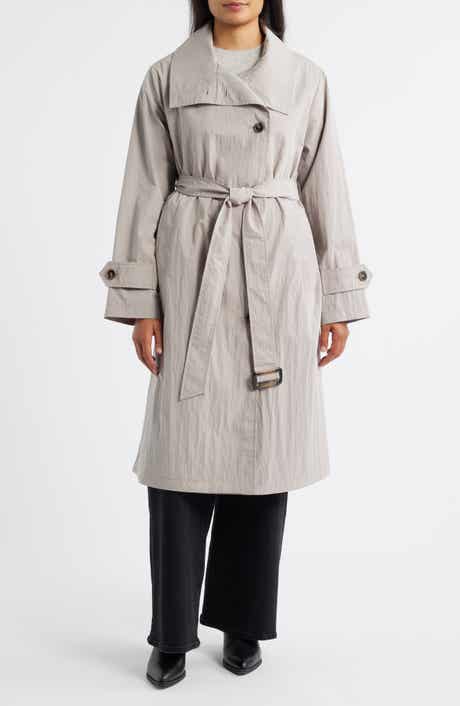 Bernardo Cotton Blend Trench Coat