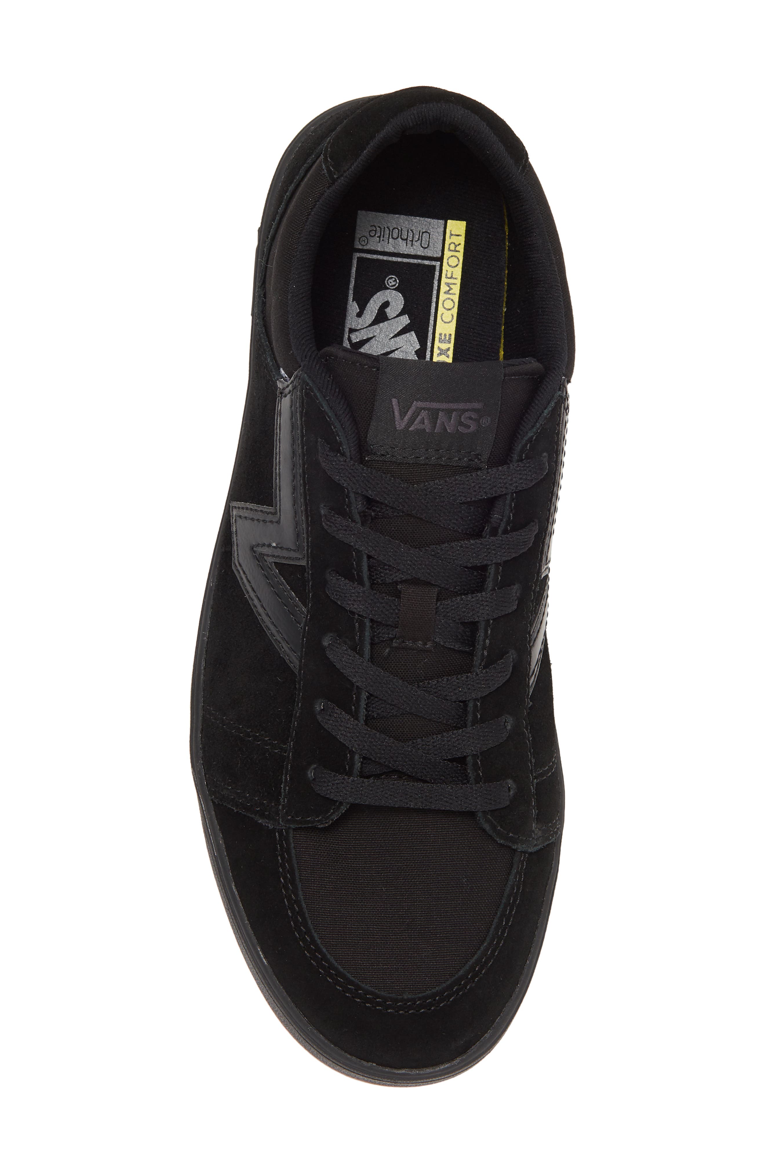 Vans Soland Leather Trim Sneaker, Alternate, color, 