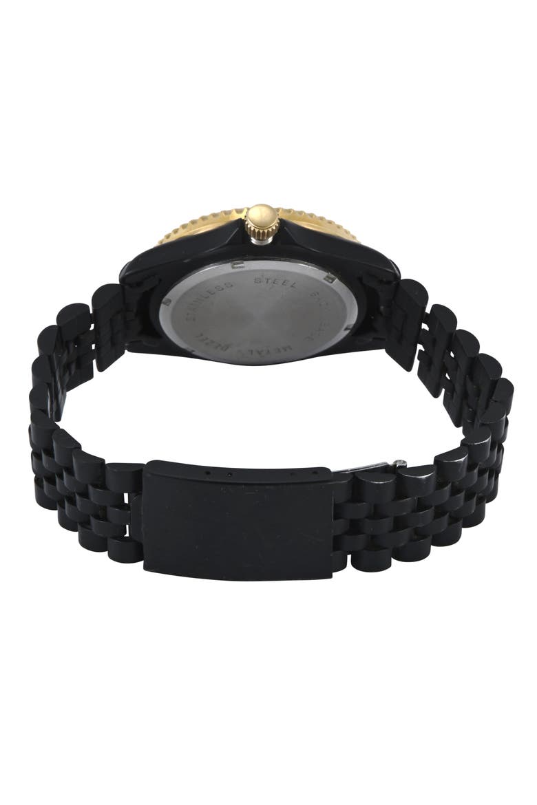 Sport Day Date Rotating Bezel Bracelet Watch- 40MM, Alternate, color, Black