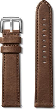 Shinola Grizzly Interchangeable Leather Watchband, 20mm