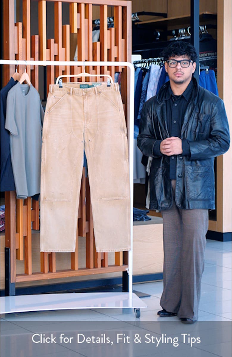 Polo Dungaree Fit Canvas Carpenter Pants, sales video thumbnail