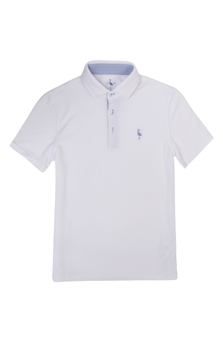 TailorByrd Kids' Modal Contrast Trim Polo, Main, color, 