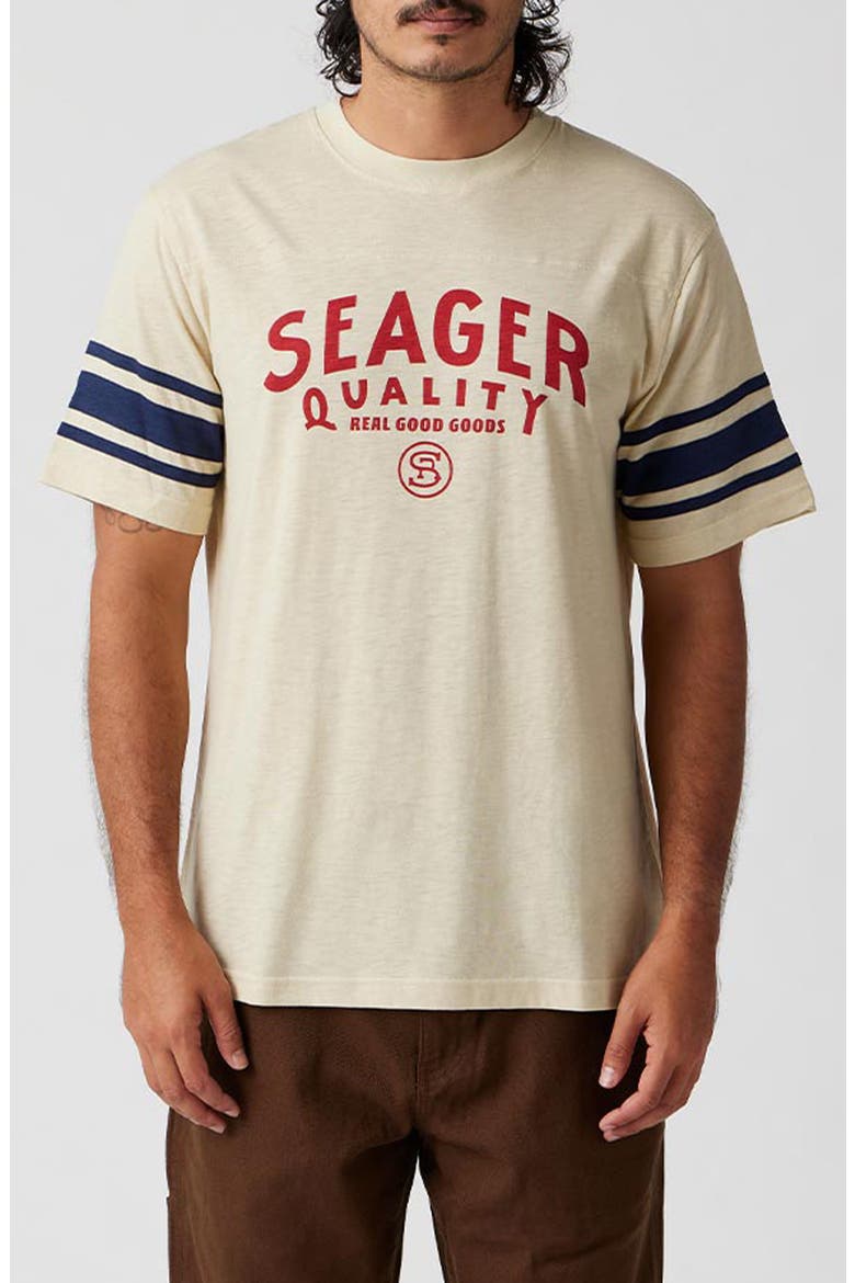 Riggins Graphic Cotton Blend T-Shirt, Main, color, CREAM