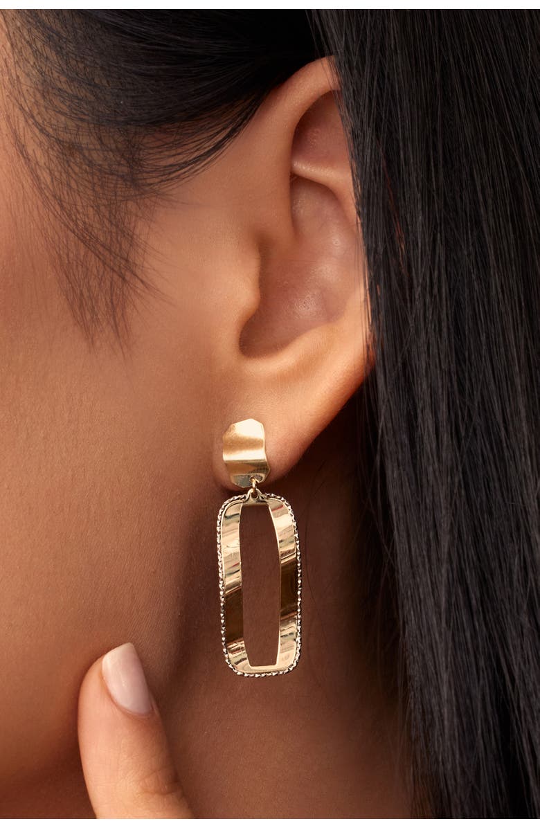 Oradina 14K Gold Bellissima Drop Earrings, Alternate, color, Yellow Gold