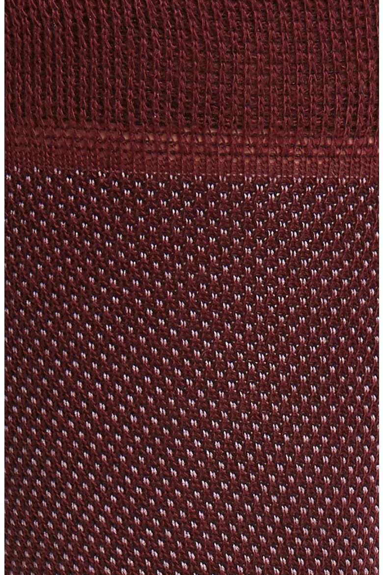 Textured Socks, Alternate, color, DARK RED