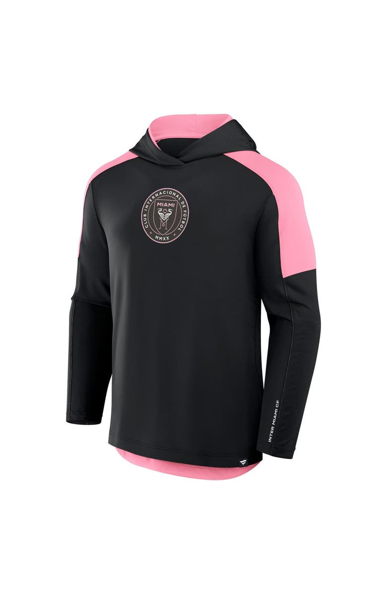 FANATICS Men's Fanatics Black Inter Miami CF Red Card Transitional Pullover Hoodie, Alternate, color,