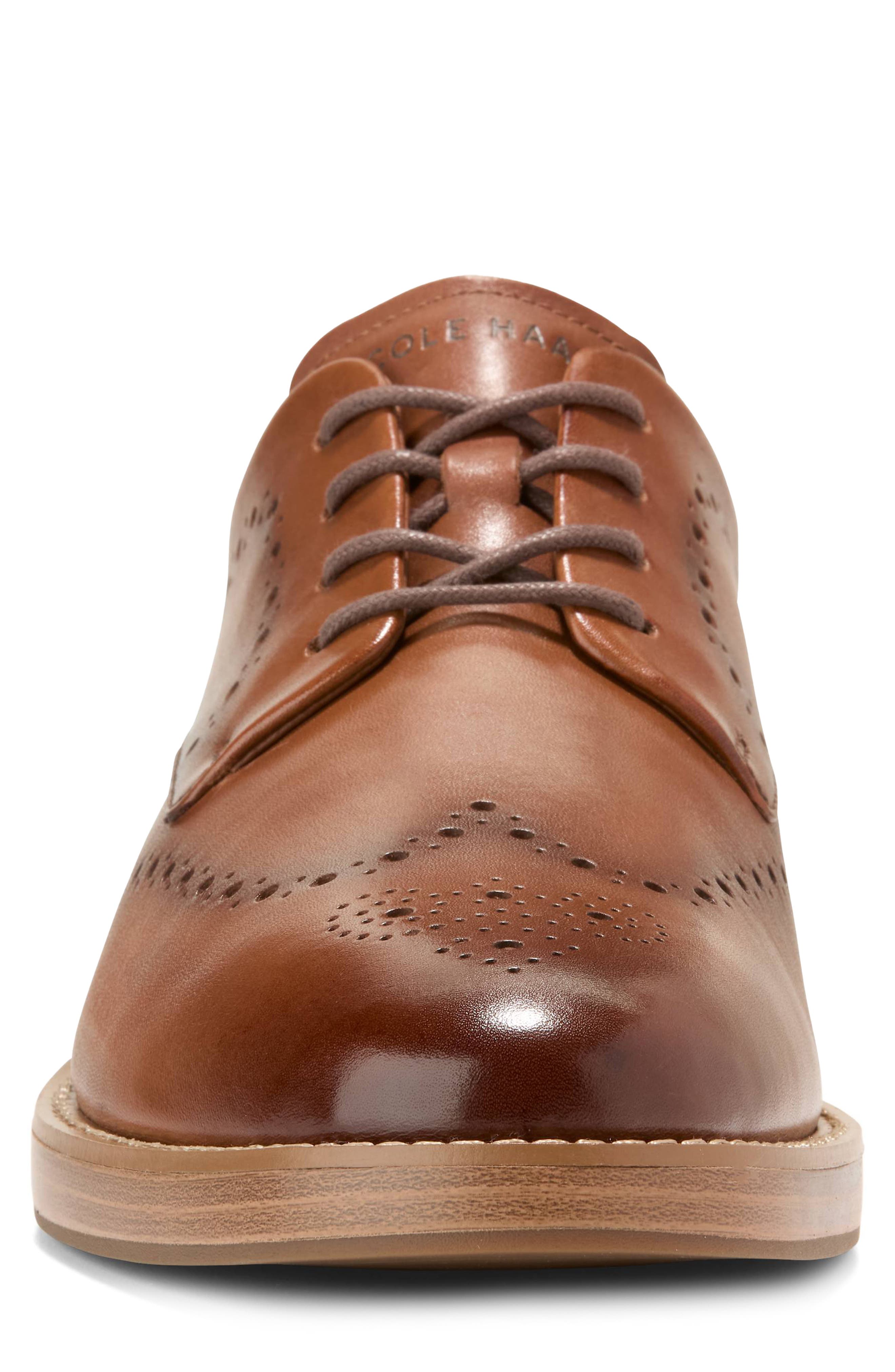 Grand Neoclassic Flexcraft Leather Wingtip Oxford, Alternate, color, BRITISH TAN / DARK NATURAL